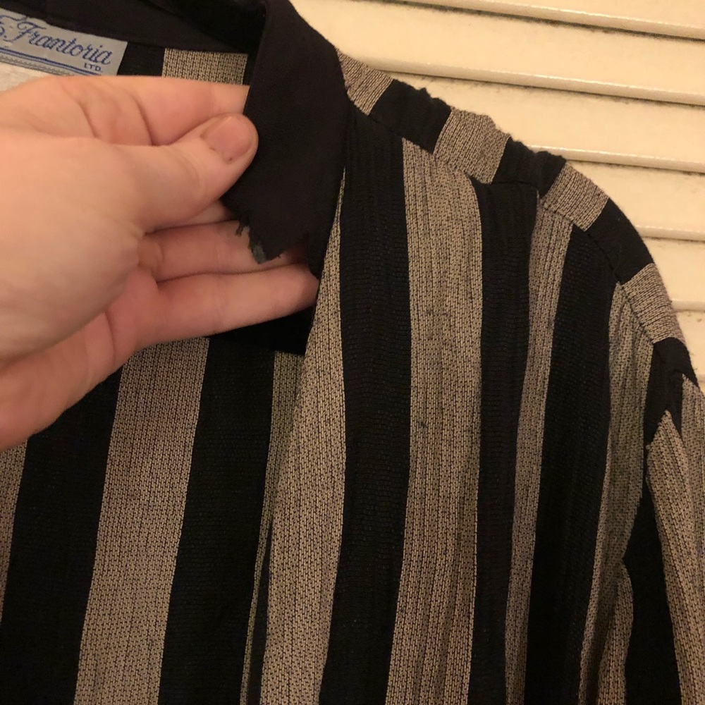{SALE} VTG DMG pinup pinstripe longline duster - Picture 8 of 8